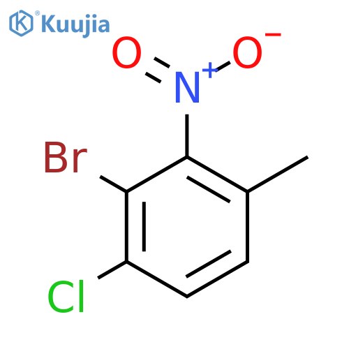 3-Bromo-4-chloro-2-nitrotoluene structure