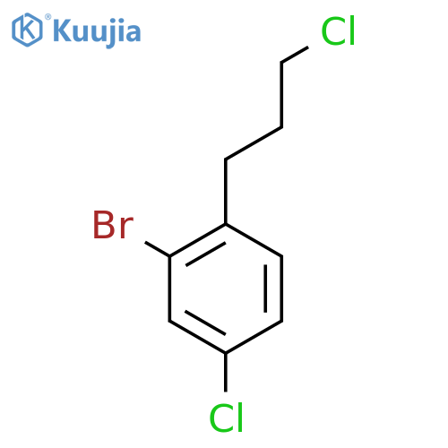 2-Bromo-4-chloro(3-chloropropyl)benzene structure