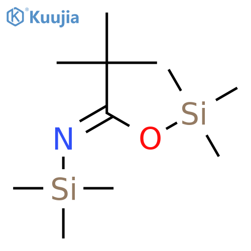 Propanimidic acid, 2,2-dimethyl-N-(trimethylsilyl)-, trimethylsilyl ester structure