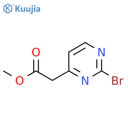Methyl 2-bromopyrimidine-4-acetate structure