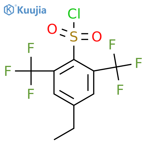2,6-Bis(trifluoromethyl)-4-ethylbenzenesulfonyl chloride structure