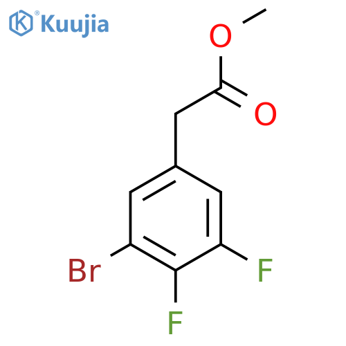 Methyl 3-bromo-4,5-difluorophenylacetate structure