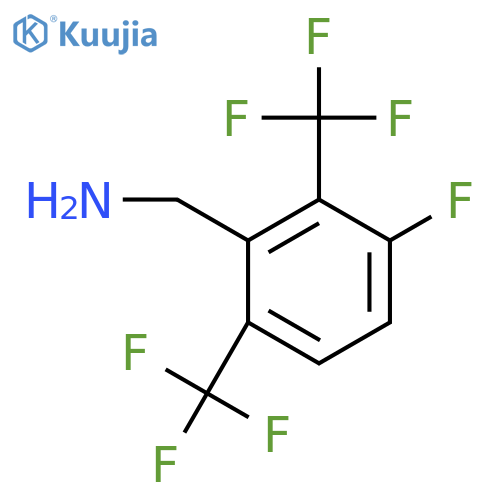 2,6-Bis(trifluoromethyl)-3-fluorobenzylamine structure