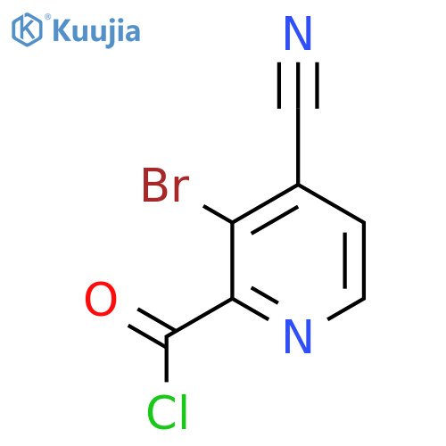 3-Bromo-4-cyanopicolinoyl chloride structure