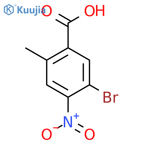 5-Bromo-2-methyl-4-nitrobenzoic acid structure