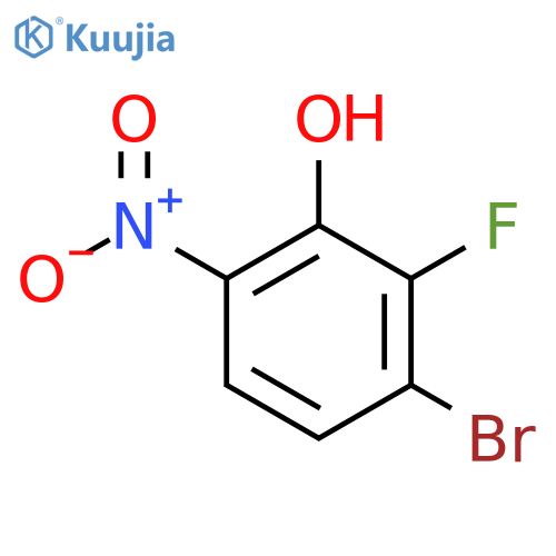 3-Bromo-2-fluoro-6-nitrophenol structure