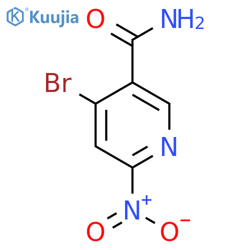 4-Bromo-6-nitronicotinamide structure