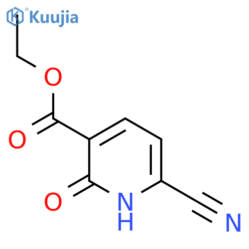 Ethyl 6-cyano-2-hydroxynicotinate structure