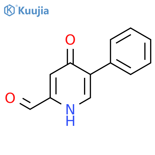 4-Hydroxy-5-phenylpicolinaldehyde structure