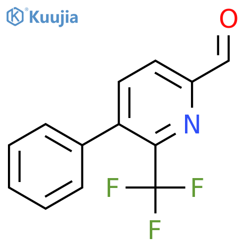 5-Phenyl-6-(trifluoromethyl)picolinaldehyde structure