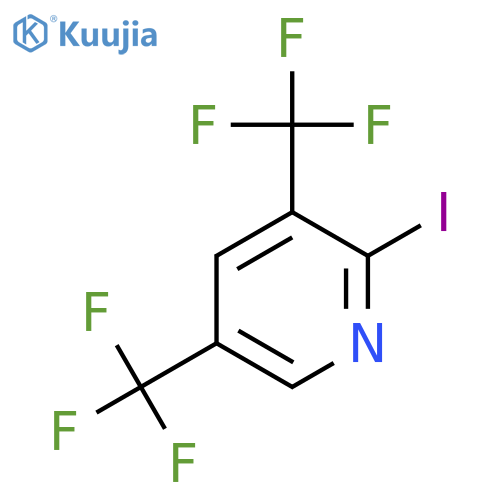2-Iodo-3,5-bis(trifluoromethyl)pyridine structure