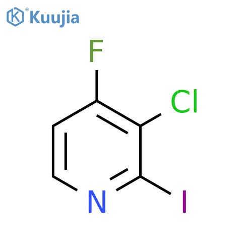 3-Chloro-4-fluoro-2-iodopyridine structure