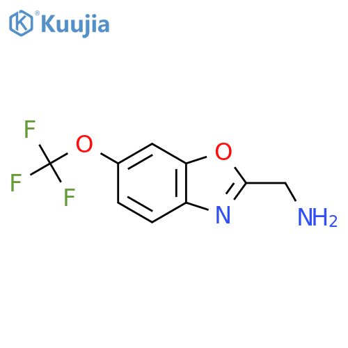 2-(Aminomethyl)-6-(trifluoromethoxy)benzo[d]oxazole structure