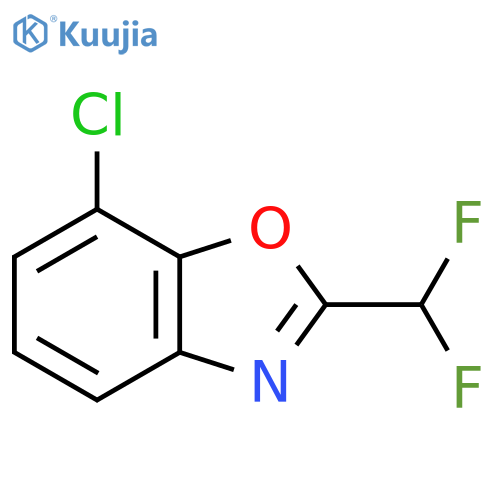 7-Chloro-2-(difluoromethyl)benzo[d]oxazole structure