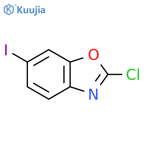 2-Chloro-6-iodobenzo[d]oxazole structure