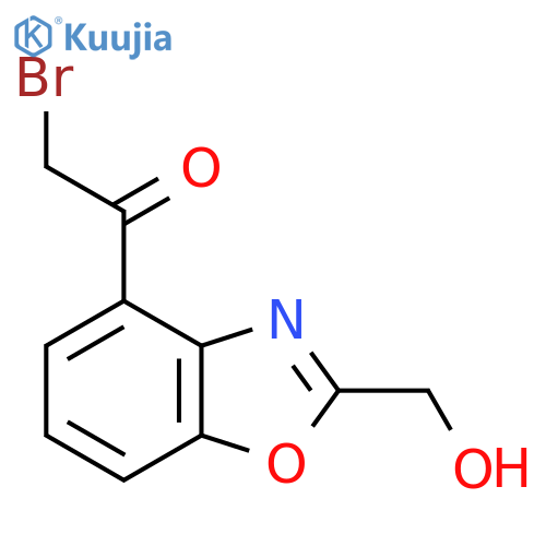 4-(2-Bromoacetyl)-2-(hydroxymethyl)benzo[d]oxazole structure