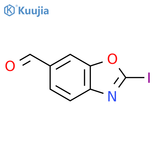 2-Iodobenzo[d]oxazole-6-carboxaldehyde structure