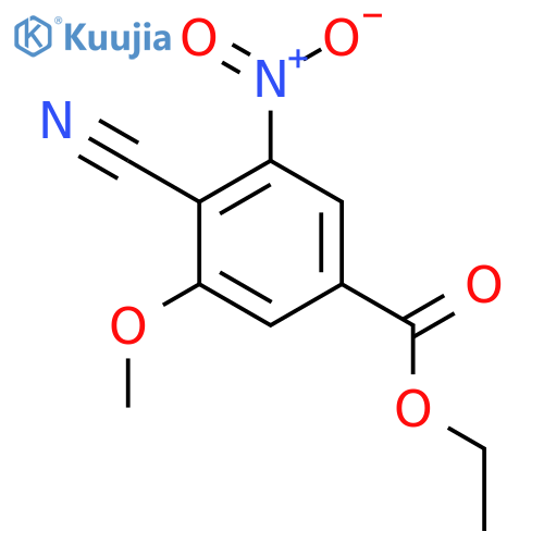 Ethyl 4-cyano-3-methoxy-5-nitrobenzoate structure