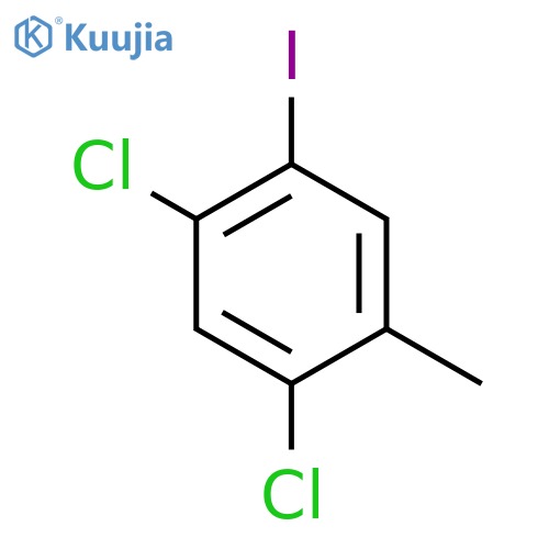 2,4-Dichloro-5-iodotoluene structure