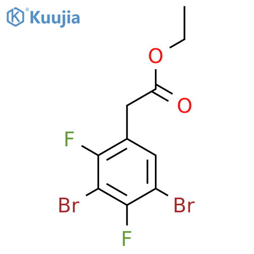 Ethyl 3,5-dibromo-2,4-difluorophenylacetate structure