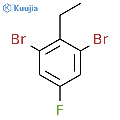 1,3-Dibromo-2-ethyl-5-fluorobenzene structure