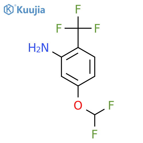 5-Difluoromethoxy-2-(trifluoromethyl)aniline structure