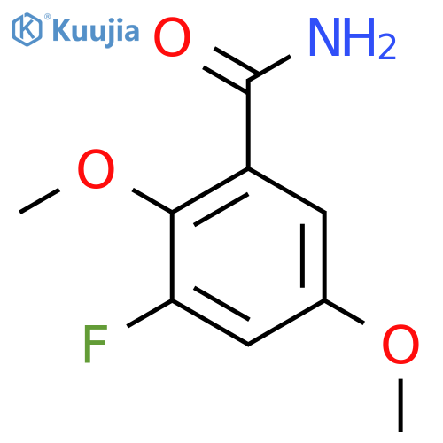 2,5-Dimethoxy-3-fluorobenzamide structure