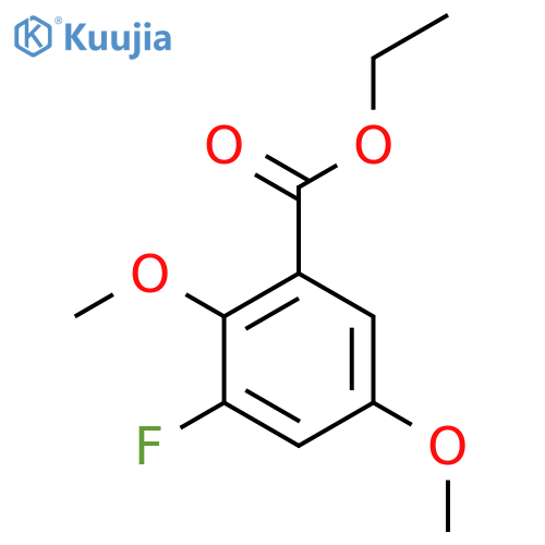 Ethyl 2,5-dimethoxy-3-fluorobenzoate structure