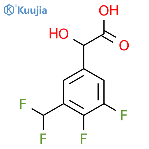 3,4-Difluoro-5-(difluoromethyl)mandelic acid structure