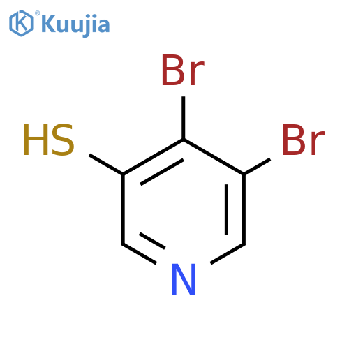3,4-Dibromo-5-mercaptopyridine structure