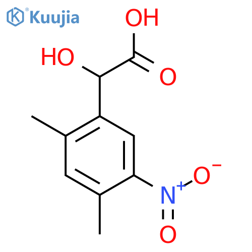 2,4-Dimethyl-5-nitromandelic acid structure