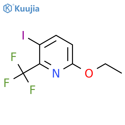 6-Ethoxy-3-iodo-2-(trifluoromethyl)pyridine structure