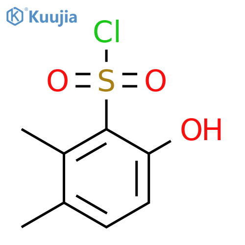 2,3-Dimethyl-6-hydroxybenzenesulfonyl chloride structure