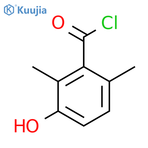 2,6-Dimethyl-3-hydroxybenzoyl chloride structure