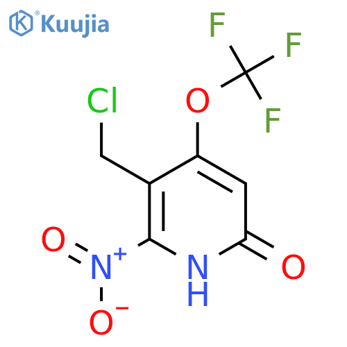3-(Chloromethyl)-6-hydroxy-2-nitro-4-(trifluoromethoxy)pyridine structure