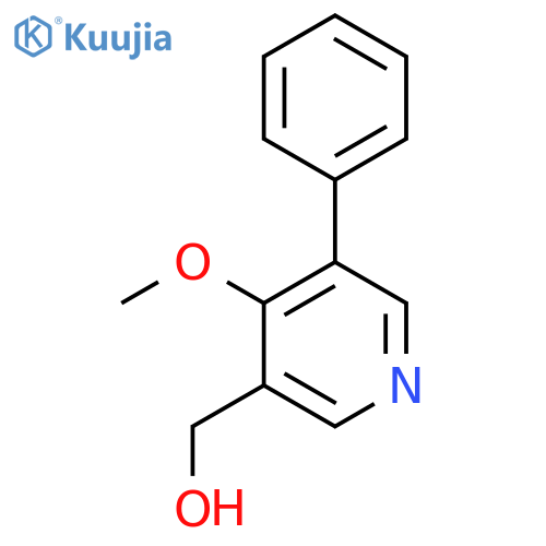 4-Methoxy-5-phenylpyridine-3-methanol structure