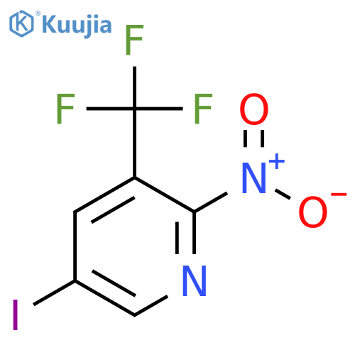 5-Iodo-2-nitro-3-(trifluoromethyl)pyridine structure