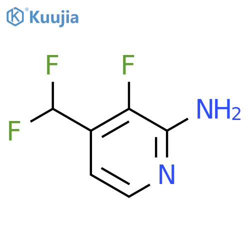 4-(Difluoromethyl)-3-fluoropyridin-2-amine structure