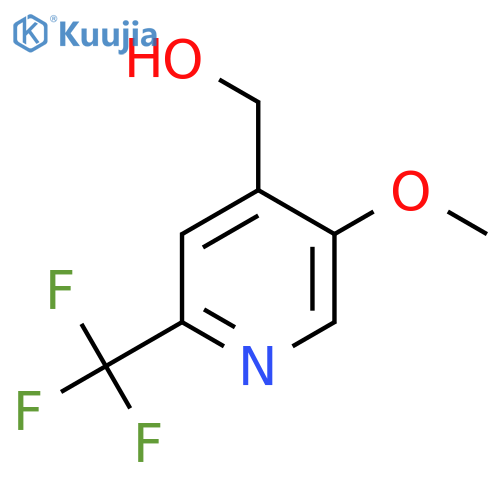 5-Methoxy-2-(trifluoromethyl)pyridine-4-methanol structure