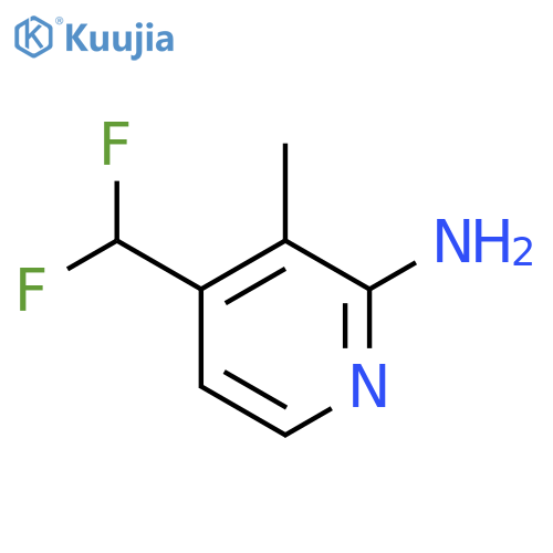 2-Amino-4-(difluoromethyl)-3-methylpyridine structure