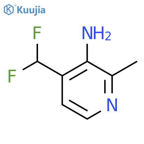 3-Amino-4-(difluoromethyl)-2-methylpyridine structure
