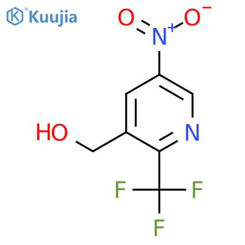 5-Nitro-2-(trifluoromethyl)pyridine-3-methanol structure