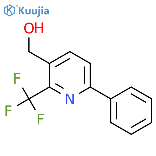 6-Phenyl-2-(trifluoromethyl)pyridine-3-methanol structure