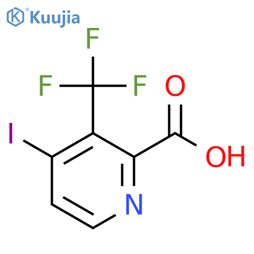 4-Iodo-3-(trifluoromethyl)picolinic acid structure
