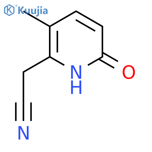 6-Hydroxy-3-methylpyridine-2-acetonitrile structure