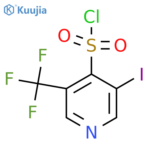 3-Iodo-5-(trifluoromethyl)pyridine-4-sulfonyl chloride structure