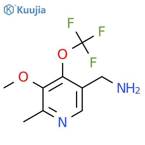 5-(Aminomethyl)-3-methoxy-2-methyl-4-(trifluoromethoxy)pyridine structure