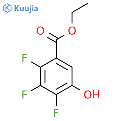 Ethyl 5-hydroxy-2,3,4-trifluorobenzoate structure