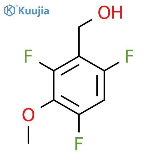 (2,4,6-Trifluoro-3-methoxyphenyl)methanol structure