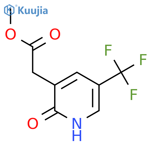 Methyl 2-hydroxy-5-(trifluoromethyl)pyridine-3-acetate structure